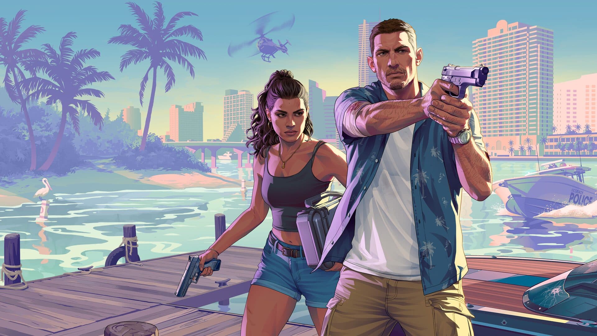 Grand Theft Auto VI — Jason e Lucia a Vice City